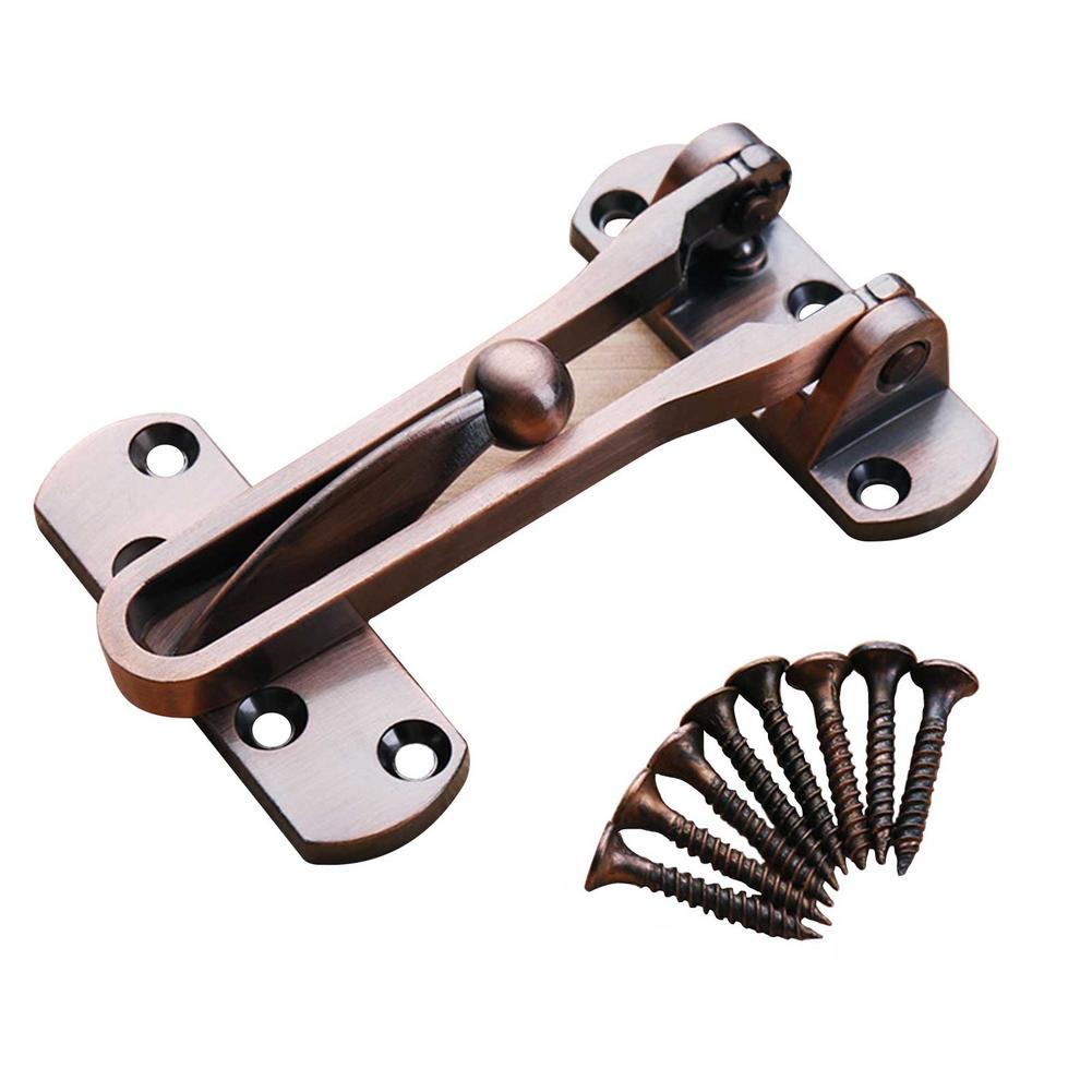 Gancho de Metal fundido para puerta, pestillo con textura de cerradura, decoración rústica de país, adorno para puertas de inodoro, hebilla de puerta corredera de ángulo recto, 1 ud.: 02