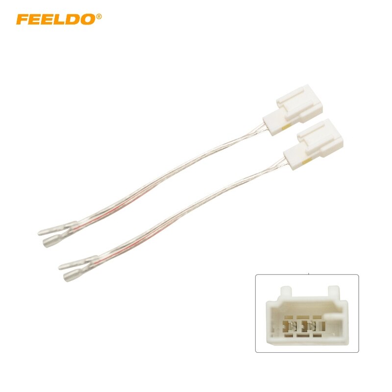 FEELDO-Adaptador de altavoz de coche, Conector de enchufe para Toyota Scion Mitsubishi Subaru, altavoces, arnés de cableado, Cable # CA2612, 2 uds.