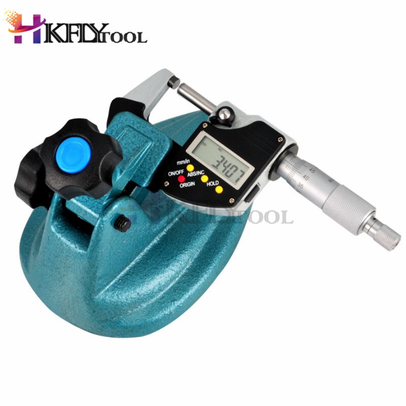 Mikrometer stativ indikator stativ stöd stativ för mikrometer skruvmätare fäste piedestal för utvändig mikrometer mätare