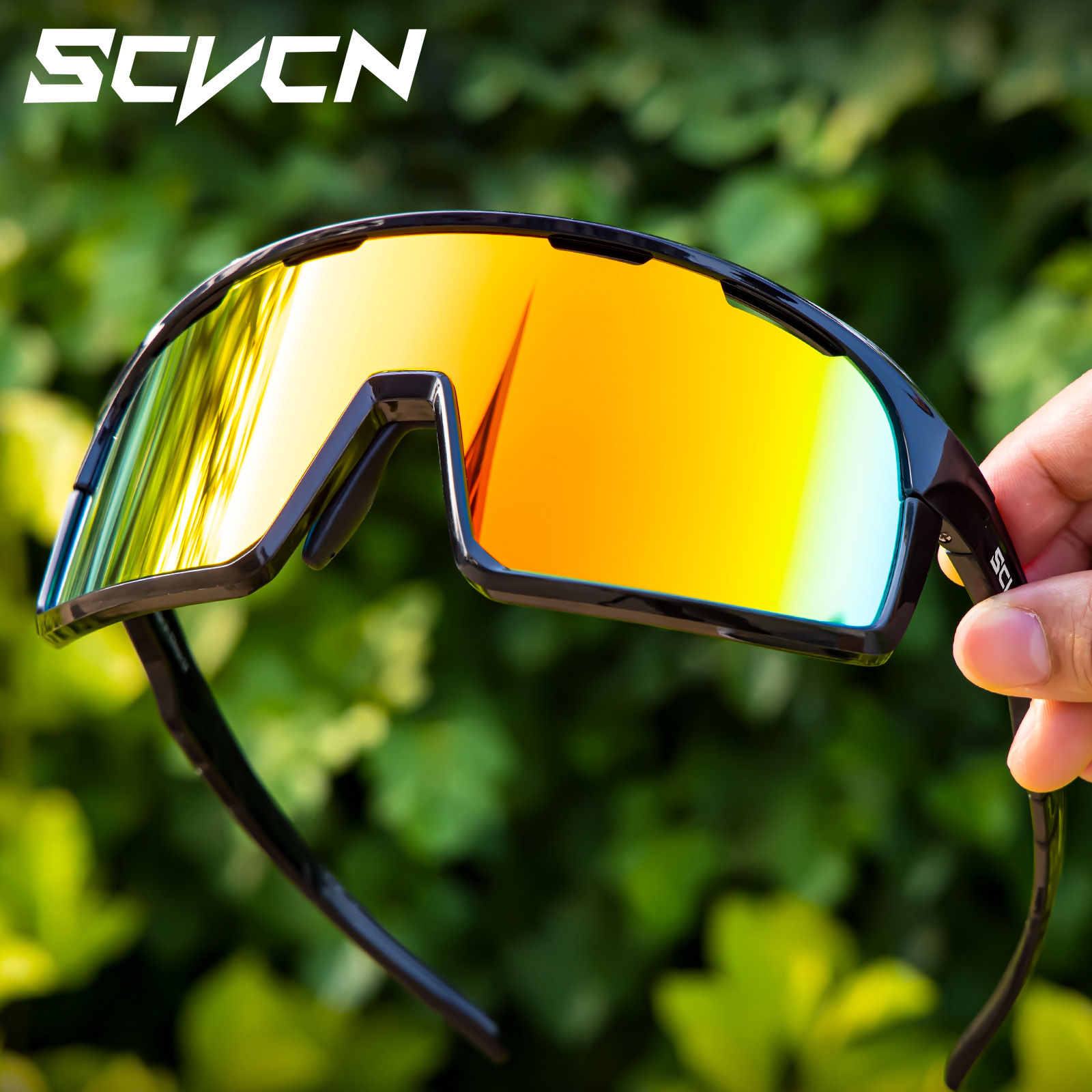 SCVCN Fietsbril MTB Racefiets Zonnebril UV400 Fietsbril Bescherming Licht Unisex Fietssportuitrusting