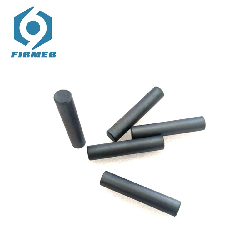 Barra de varilla de ferrita DiameterxLength-10x70mm 20 piezas mon-zn onda de ferrita suave Barra de varilla magnética media para antena de Radio alta frecuencia