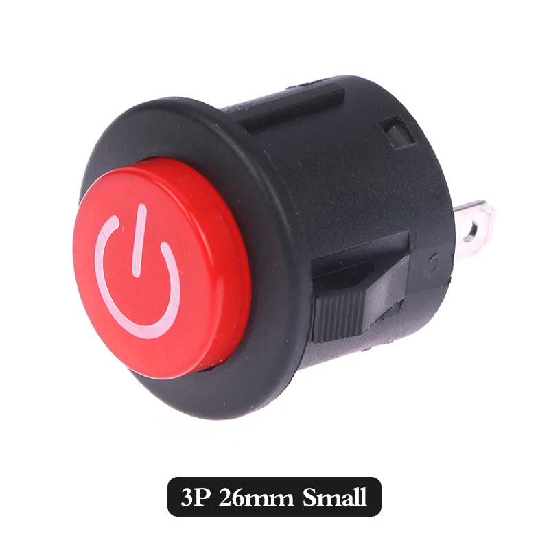 Interruttore di avviamento a un pulsante per auto elettrica per bambini Interruttore di alimentazione a 3 spillo per auto a batteria per bambini: Oro