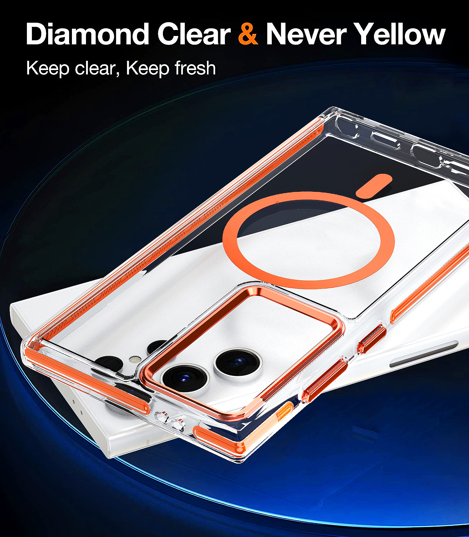 Luxus magnetische kabellose Aufladung weiches Silikon für Magsafe Fall für Samsung Galaxy S24 S23 Ultra Plus transparente Schock abdeckung