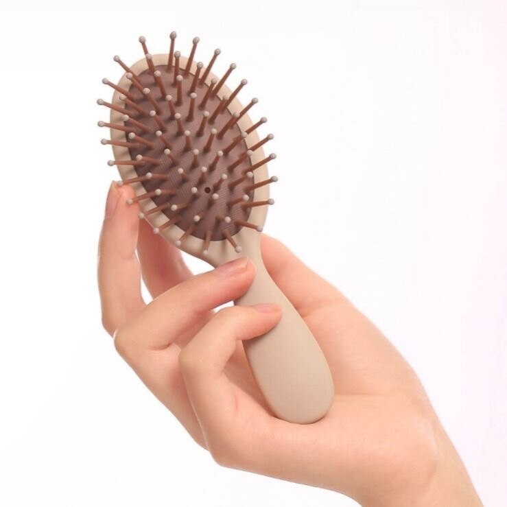 Freeship Mini Air Cushion Comb Travel Curly Hair Comb Home Air Cushion Massage Comb Home Men and Women Style Hair Rolling Comb