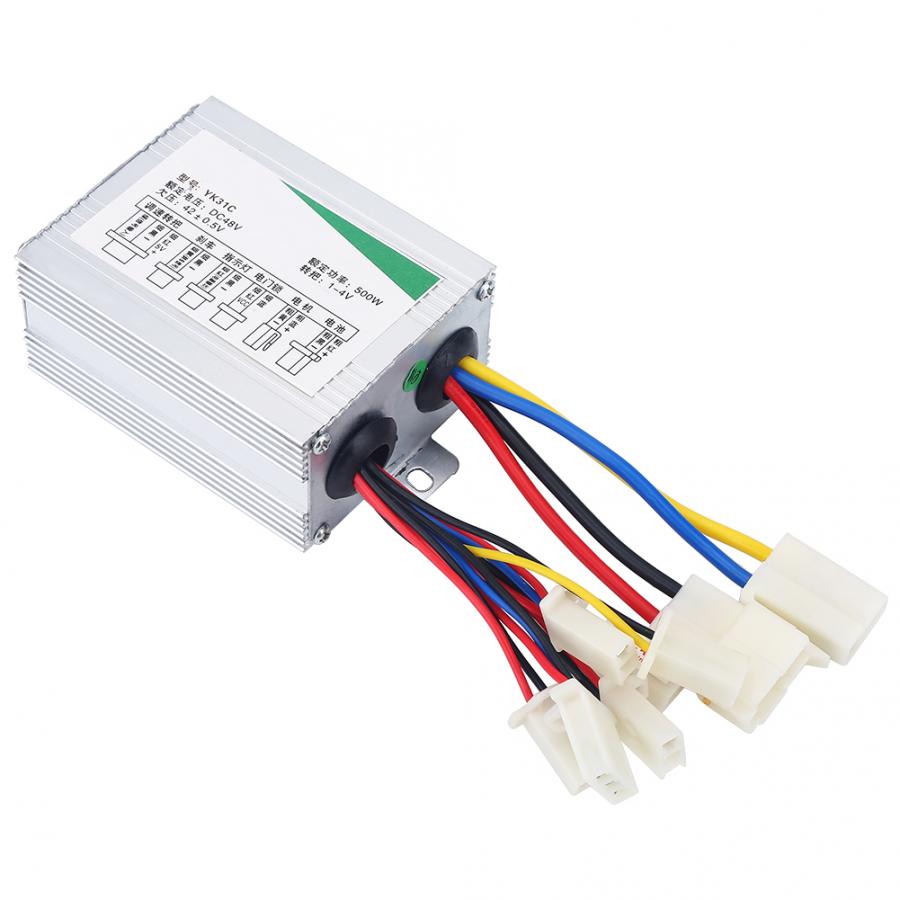 24V/36V/48V 250/350/500W Dc Elektrische Fiets Motor Brushed Controller box Voor Elektrische Fiets Scooter E-Bike Controller Kit: 48V 500W