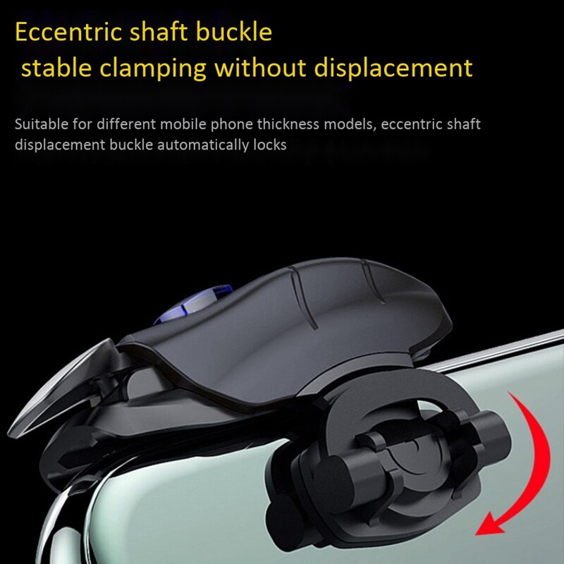 Manette de jeu pour Mobile L1R1, avec gâchette, bouton de visée et de tir, Joystick en alliage PUBG, antidérapant