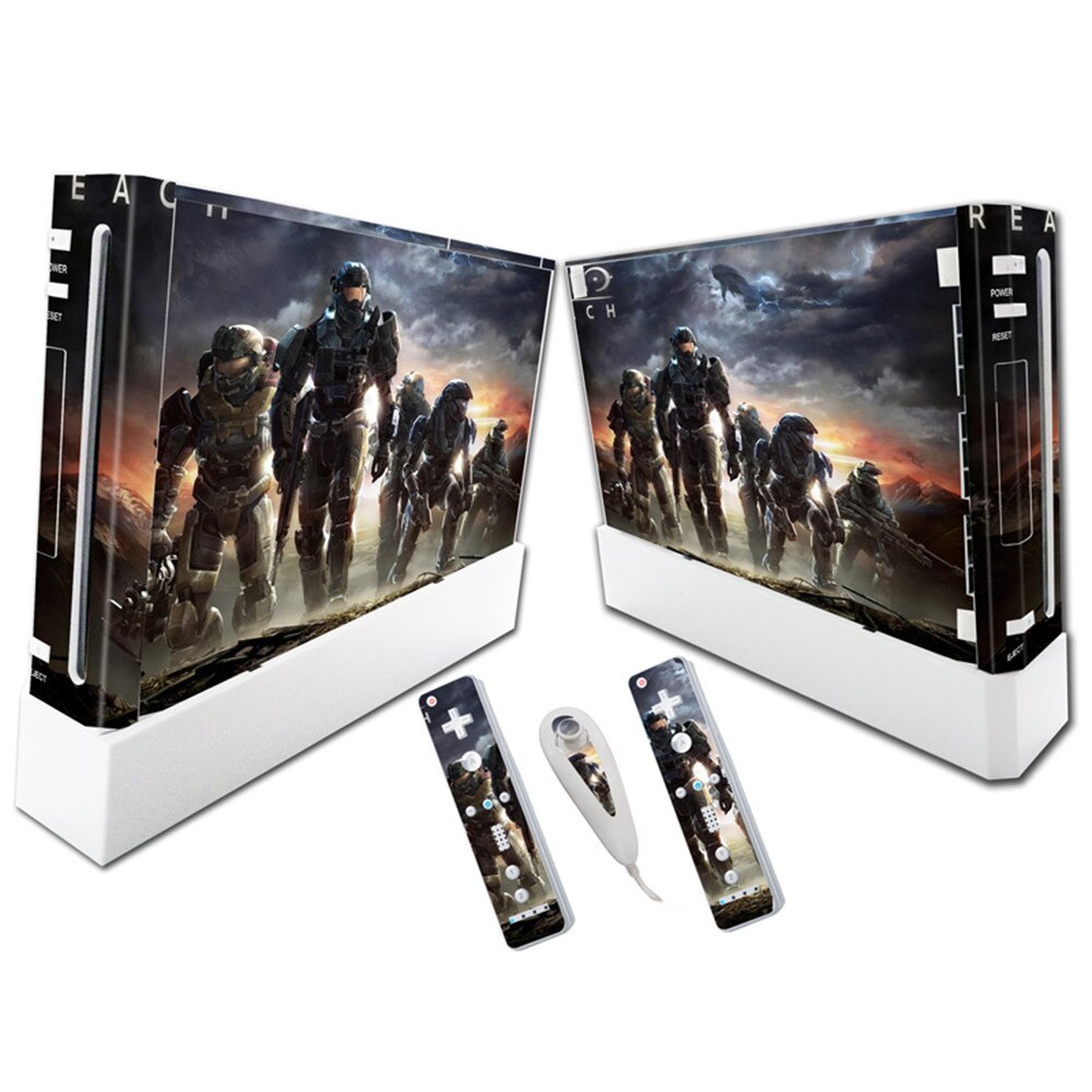 for W ii Vinyl Skin Sticker Protector for W ii and controller skins Stickers for w ii Console Protect console from scratch