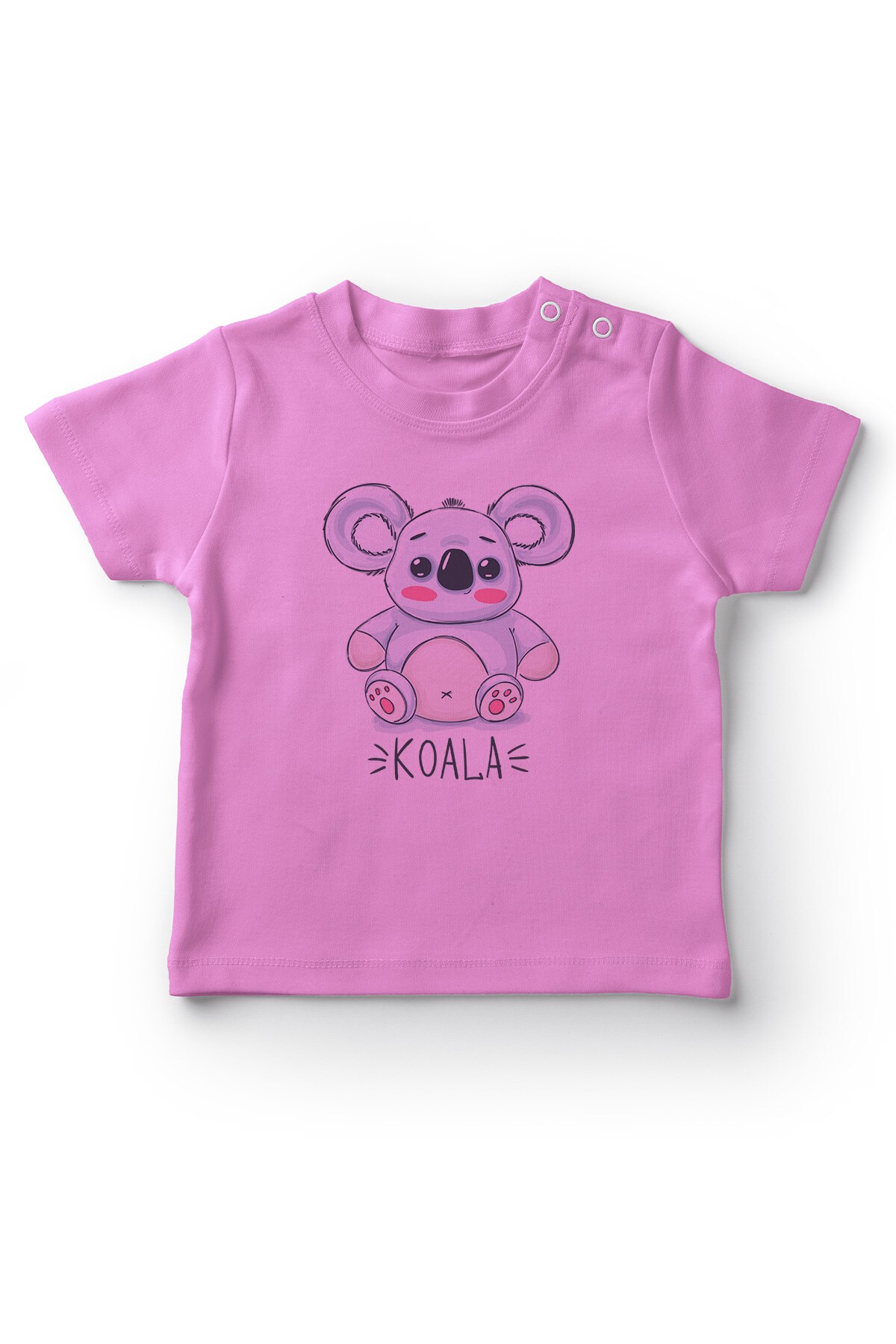 Angemiel baby knubbig söt koala flicka t-shirt rosa