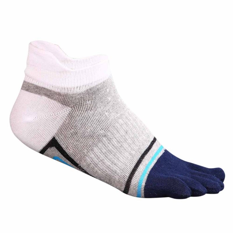 Five Finger Socks Autumn Warm Cotton Sock Mens Toe Breathable Ankle Sock 5 Styles Sports Socks: QH