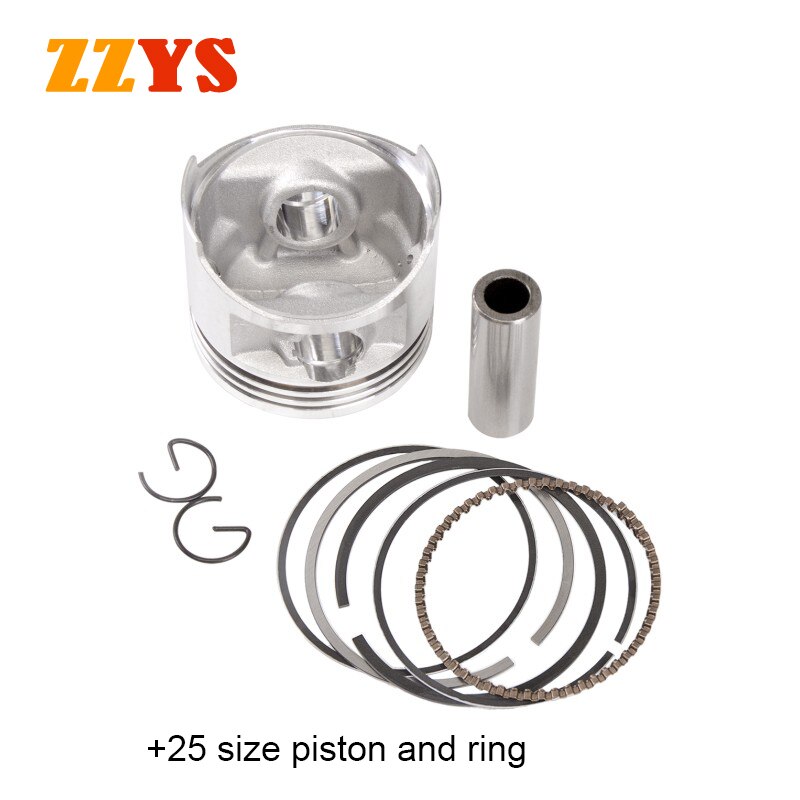 49mm 49.25mm 49.5mm 49.75mm 50mm Oversize 0.25 0.5 0.75 1.0 Motorcycle Piston and Ring Kit For YAMAHA XV250 XV 250 XC125 XC 125: 0.25 Piston Ring