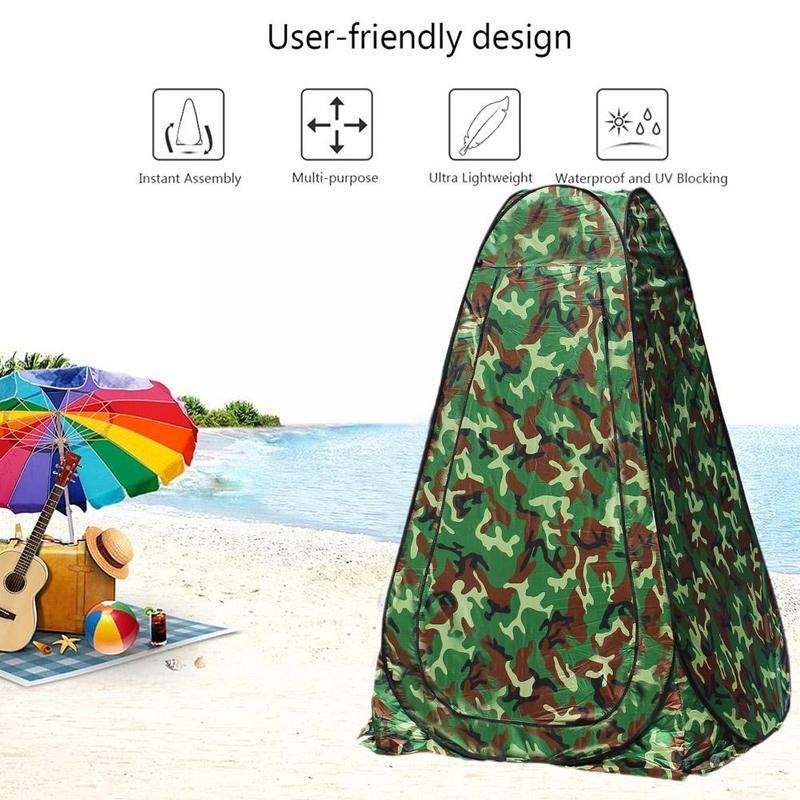 Outdoor Shower Toilet Shelter Privacy Camping Beach Shelter Tent Camping High Equipment Waterproof Tent Portabl R8g0