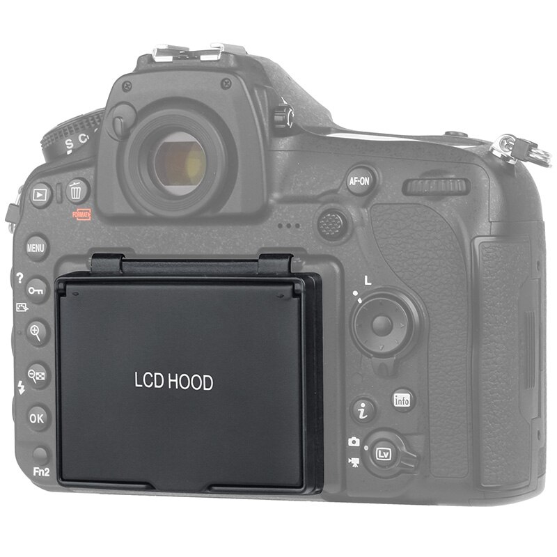 2in1 LCD protecteur d'écran Pop-up pare-soleil capot protection pour Nikon D850 DSLR