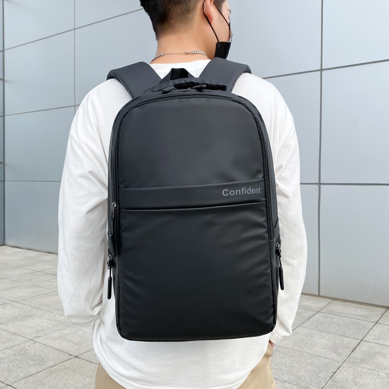 Urban Simple Men's Backpack Light Commuter Business Back Pack Male Leisure Travel Bags Youth Waterproof Trend Laptop Bag 15.6 i