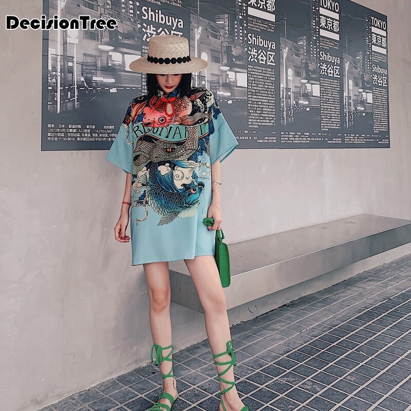 chinese female qipao short style cheongsam women traditional silk satin dress dragon&phenix chinese dress