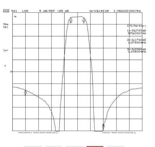 1090Mhz Saw Bpf Band Pass Filter