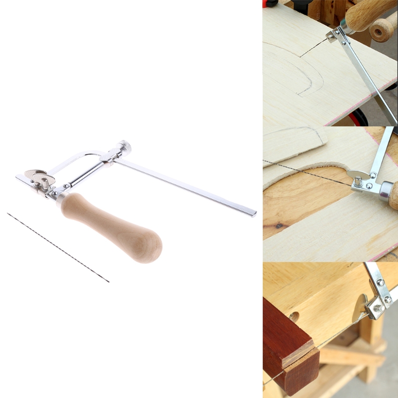 Mini piercing klinge smykker stål sav ramme justerbare juvelerer + gratis 1 kniv 10166