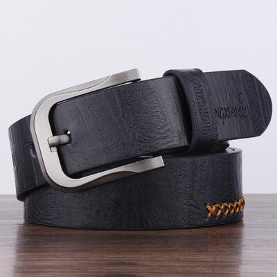 belt for men Car cut line men's pin buckle belt retro decorative belt harajuku pants punk holographic: A