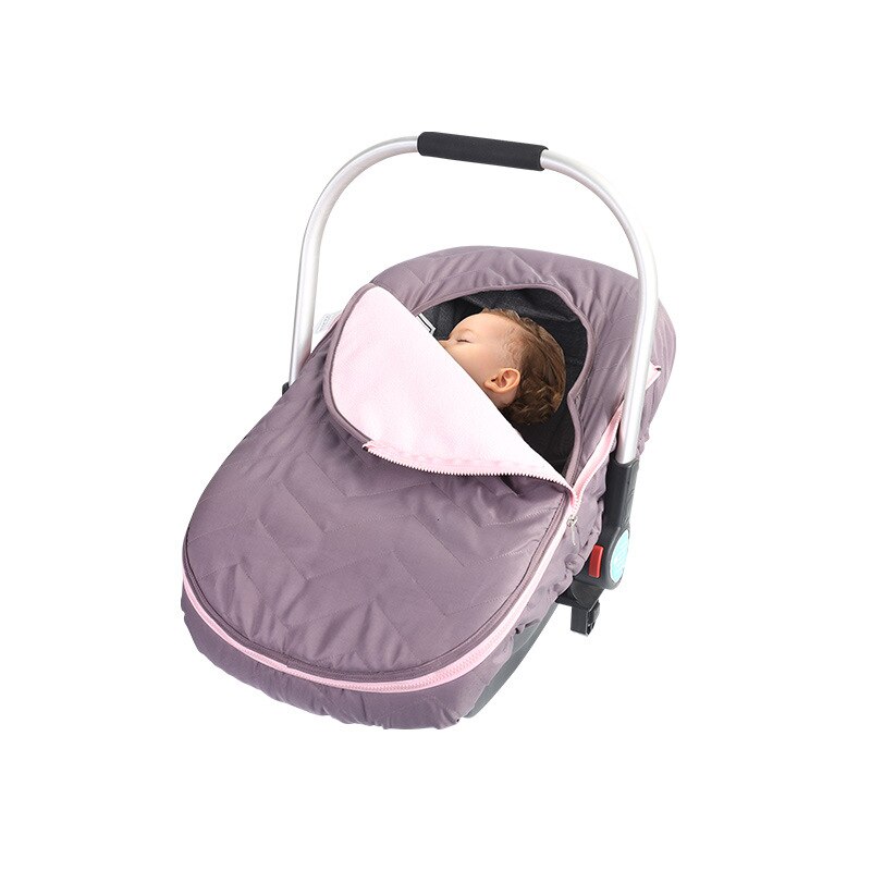 Fleece baby korg bilstol täcker vinter tjocka sammet höst varma newbrons kokong korg fotmuff i baby resor utomhus