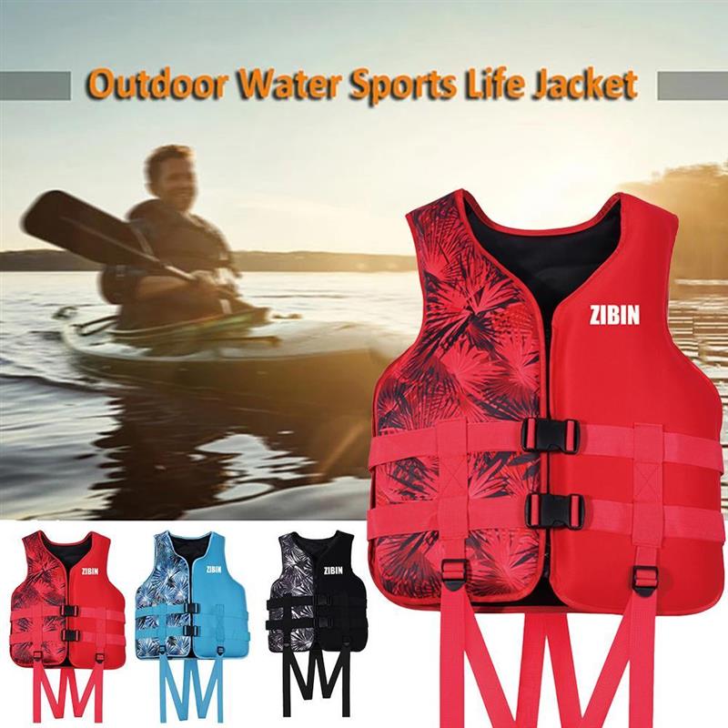 Life Jacket Adult Kids Life Vest Water Sports Fishing Vest Kayaking Boating Swimming Surfing Drifting Safety swimming