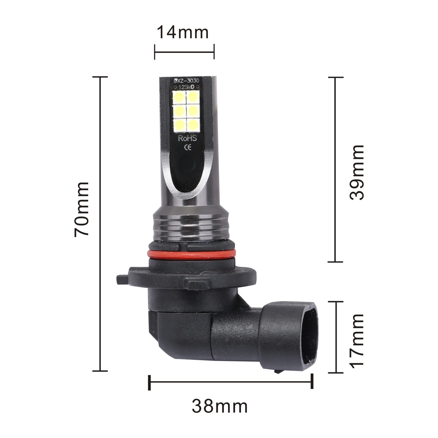 2 uds 9005 HB3 bombillas LED superbrillantes H4 H7 H1 H11 H8 H9 9006 HB4 luz antiniebla de coche luz de giro lámpara de conducción blanco ámbar azul