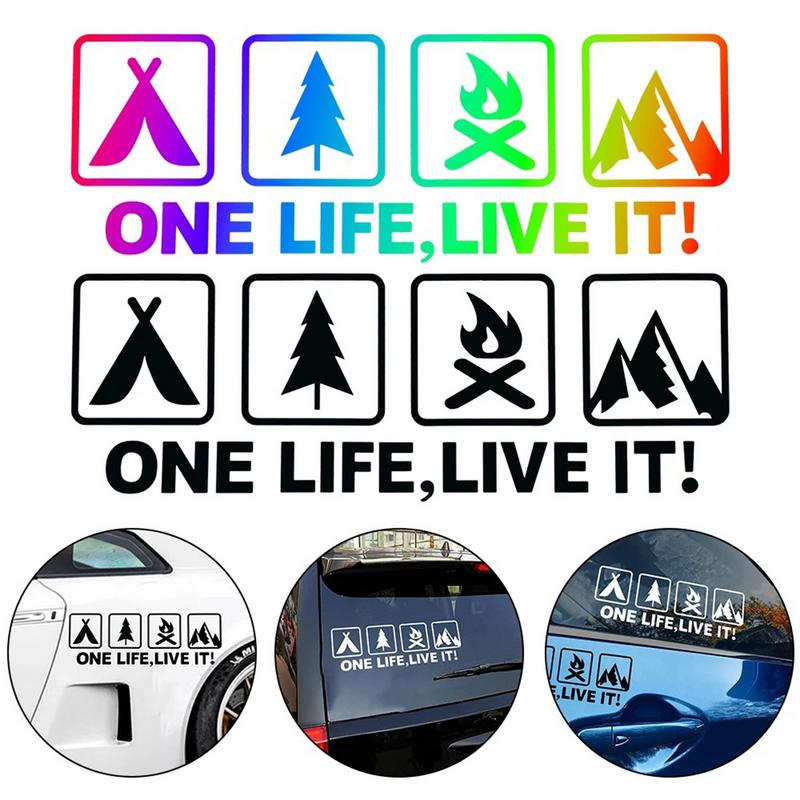 Camping Aufkleber für RV Auto Dekor Zubehör Auto Dekor Zubehör Auto Styling Dekoration Zubehör Auto Außen dekor