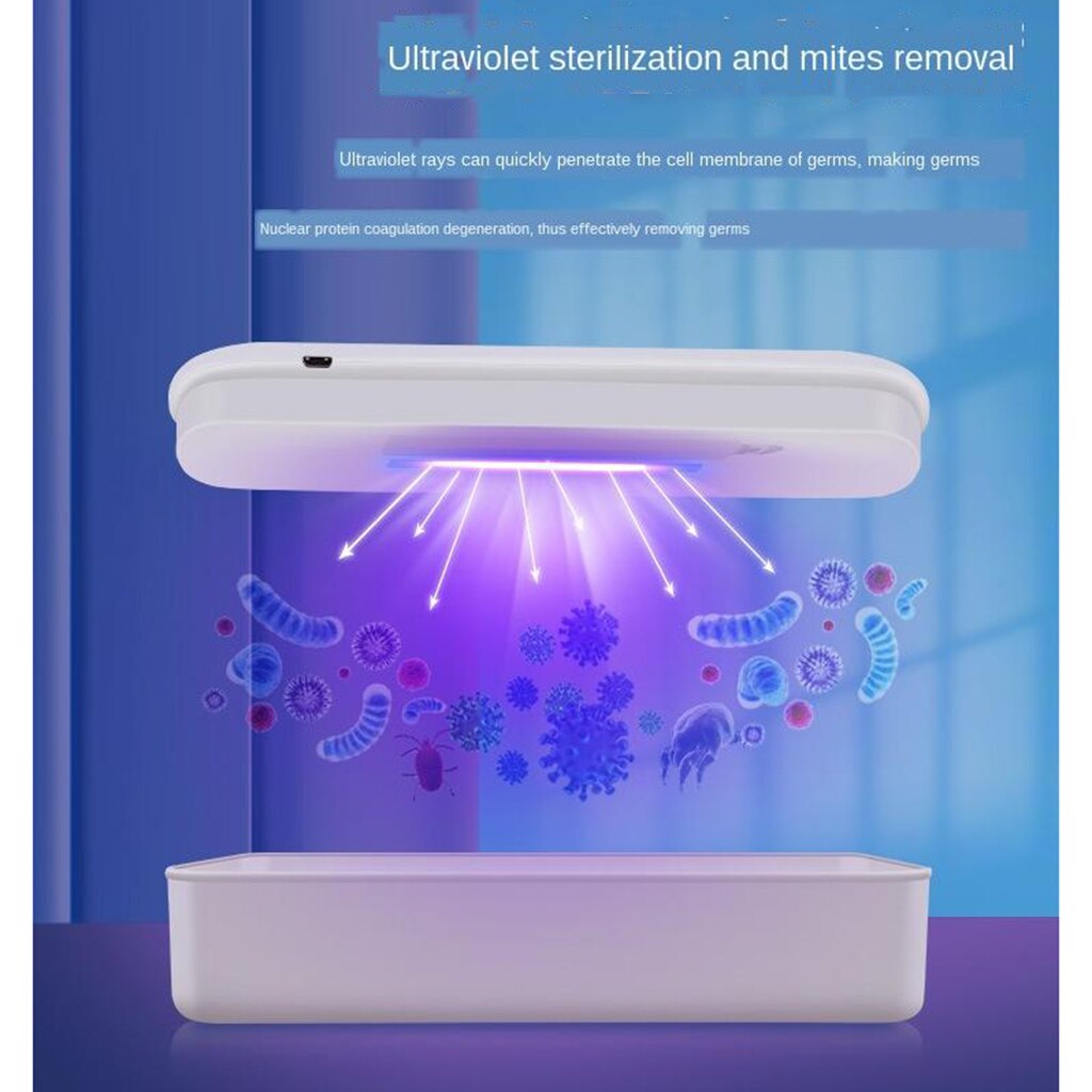 UV Ultraviolet Sterilizer Box Disinfection Case, UV Light Sterilizer Cleaner Box