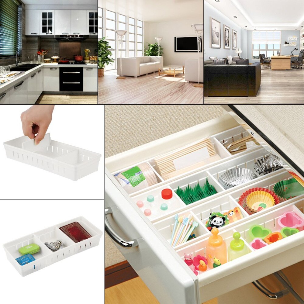 plastic storage drawer separator dividers adjustable drawer divider Storage Box DIY Free Separation Debris Finishing Basket