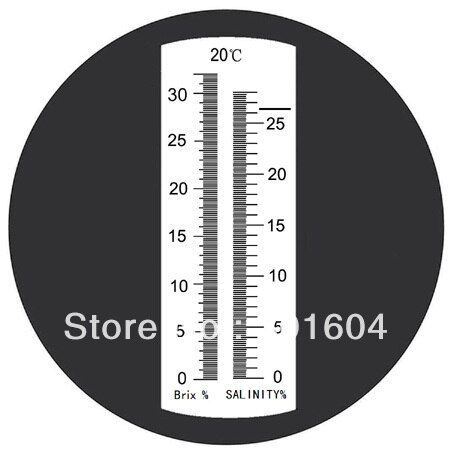 Brix testeur 2 en 1 Brix et réfractomètre de salinité RHS-28BrixATC avec compesation automatique de la température