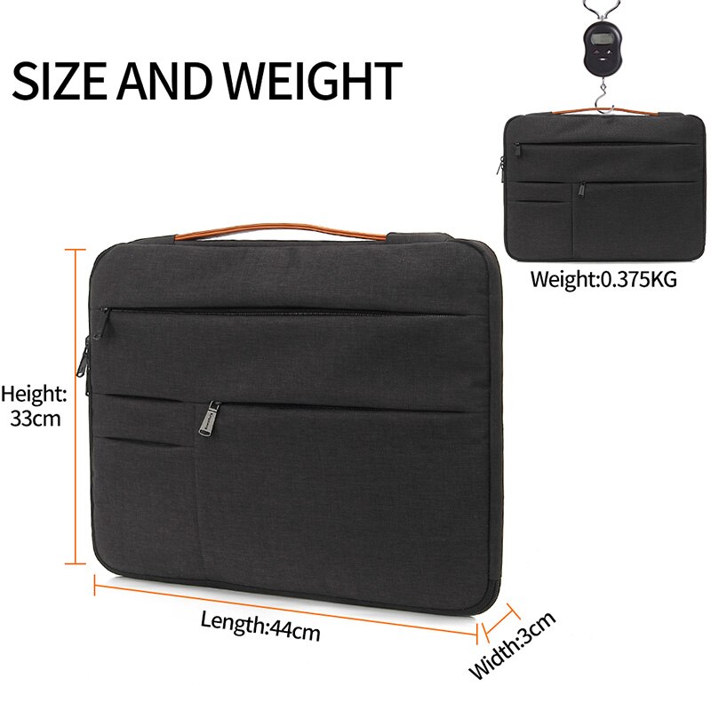 17 zoll Laptop Hülse 360 ° Schutzhülle Laptop Schwamm schutz Hand Tasche Kompatibel mit 17 ”-17,3” Dell HP kingslong