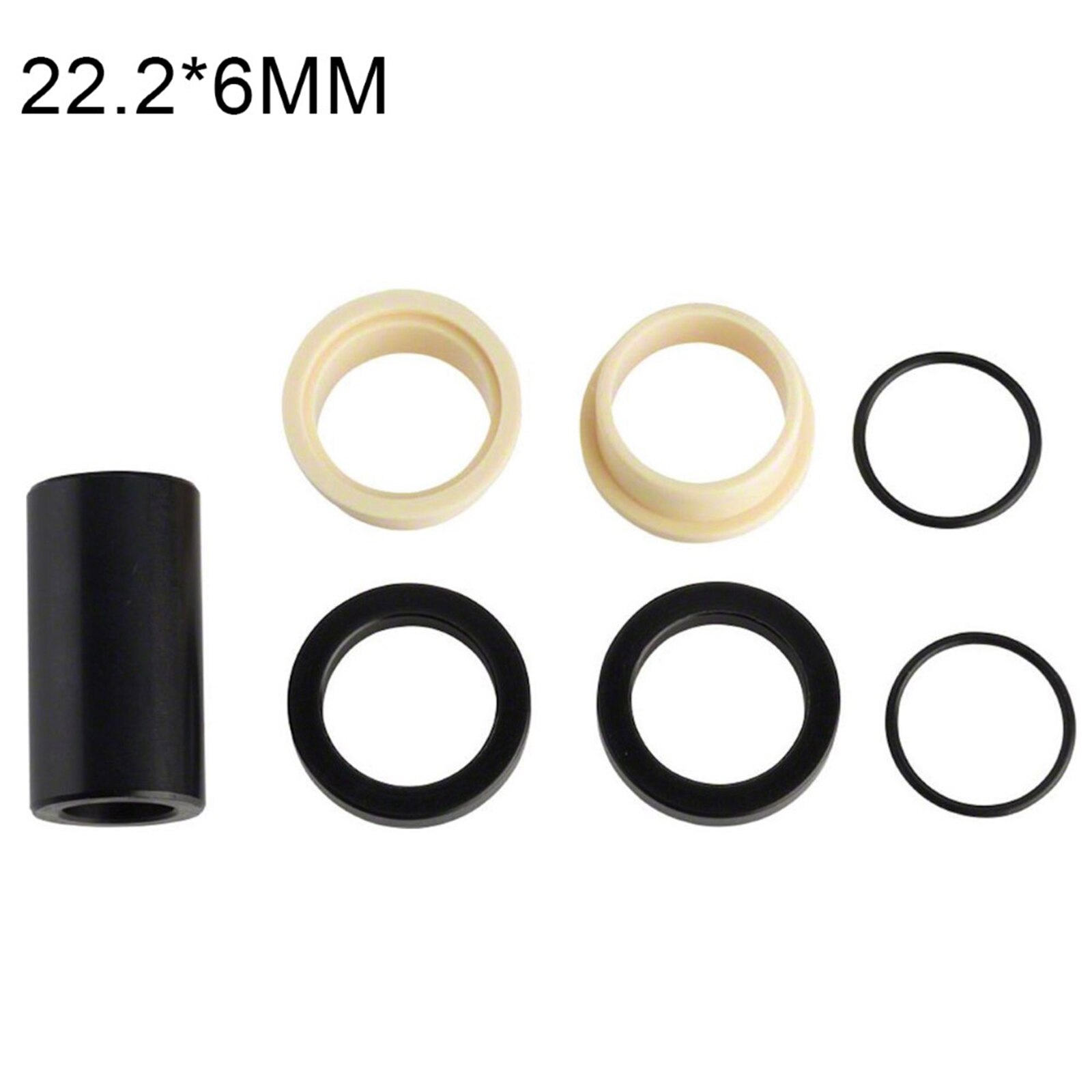 Bague d&#39;amortisseur de vélo vtt, Tube de matériel de montage de vélo 6mm 8mm 10mm: 22.2x6mm