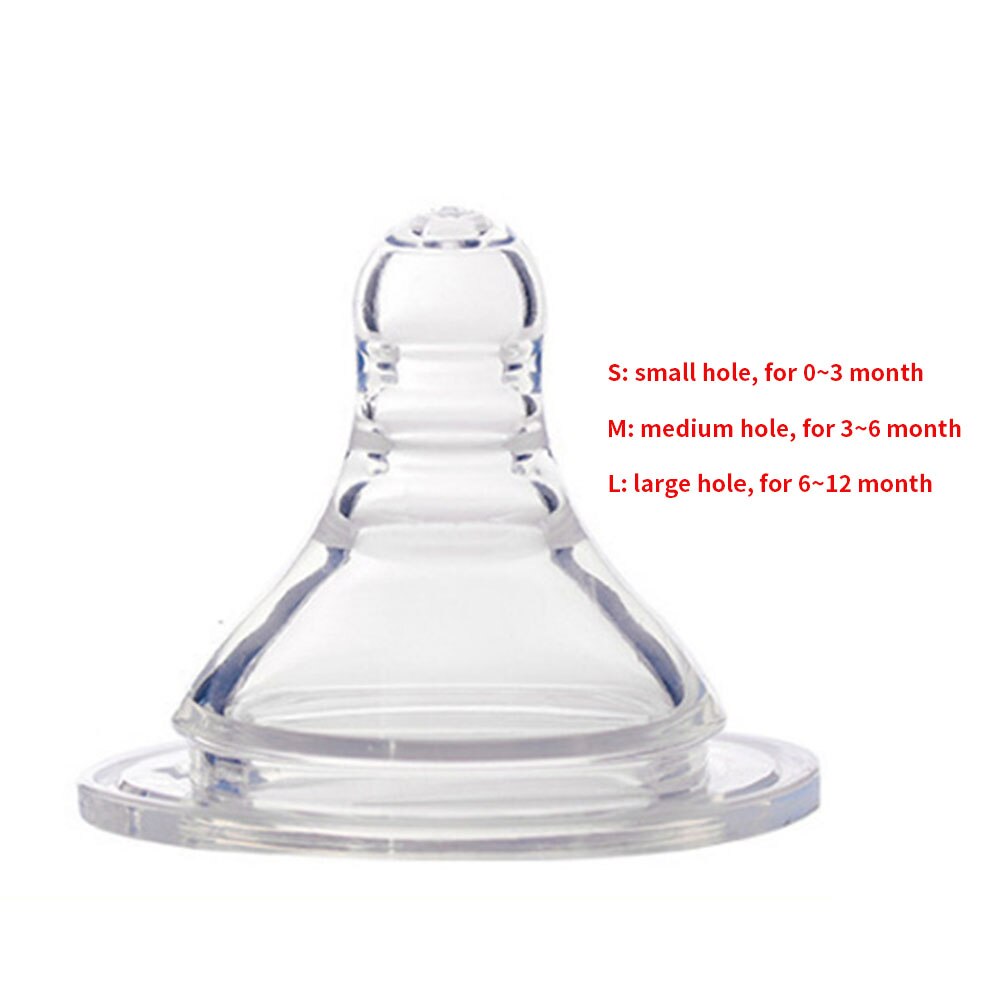 Brand Wide Neck Bottle Teats Liquid Silicone Feeding Nursing Baby Drink For Classic Food Grade