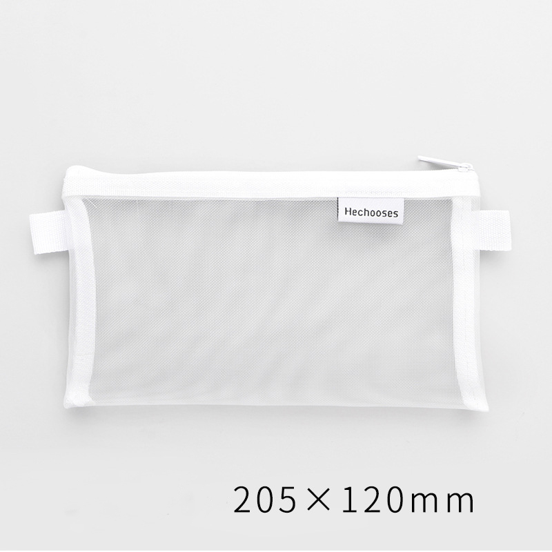 Prüfung transparent Bleistift fallen Büro Schüler Bleistift Fällen Schule Liefert Kawaii Stift Kasten Estuche Escolar Astuccio Scuola: 02-02 Weiß