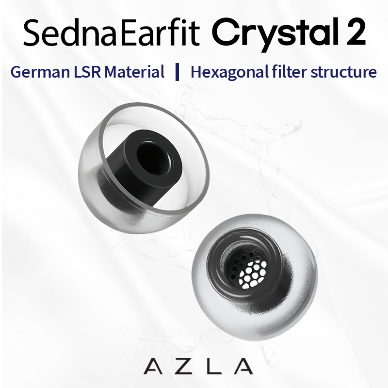 AZLA Crystal ii AZLA Crystal 2 AZLA Crystal Eartips AZLA Crystal Ear Tip AZLA Crystal Standard Silicone Ear Tips Auriculares Consejos