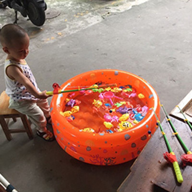1 ensemble de piscine gonflable pour nourrissons piscine de sécurité ronde avec Kits de réparation pour enfants bébé enfant en bas âge utilisation d'été