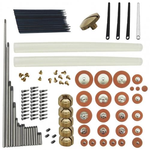 1 Set Sax Repair Kit Multipurpose Replace Broken Parts Compact Alto Saxophone Fix Screws Pads Set for Instrument: Default Title