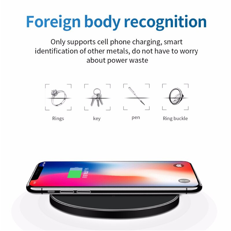 20W Fast Qi Wireless Charger For iPhone 11 Pro X/XS Max XR 8 Plus USB Wireless Charging Pad For Samsung S9 S10 S20 Note 9 8