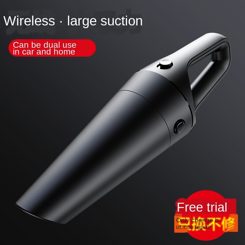 Mini Household Car Vacuum Cleaner 2-in-1 Handheld Strong Suction Wireless/Wired Auto Tool Cleaning Device Vehicle House Use