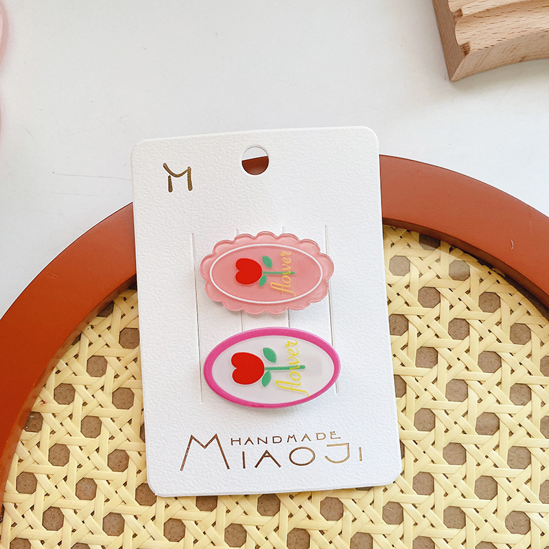 2022 nuovo 2 pz bambini forcine dolci nuvola fiore pesce forcine per ragazze clip di capelli per bambini Mini copricapo per bambini accessori per bambini: 2pcs 4