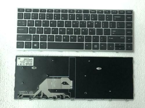 Keyboard for HP ProBook 430 G5 440 G5 445 G5 US WITH Frame No backlit: SILVER FRAME