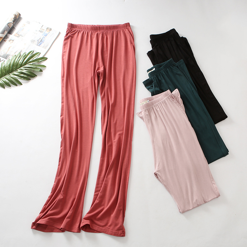 Large Size Modal Cotton Women's Home Pant Spring Autumn Female Sleepwear Pijama Trousers Pantalones De Mujer
