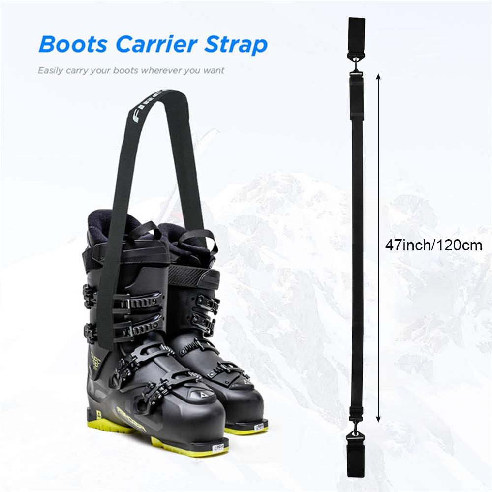Wearable Strap Ski Strap with Shoulder Pad Skiing Anti-Slip Portable Nylon Non-Slip
