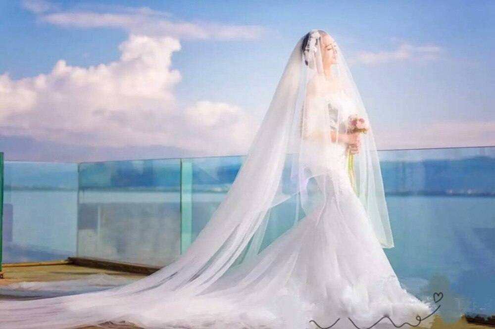 Høj kvalitet 1 meterx 1.5 meter /3 meter tutu hvid tyl blødt mesh stof gaze bryllup / slør / kjole