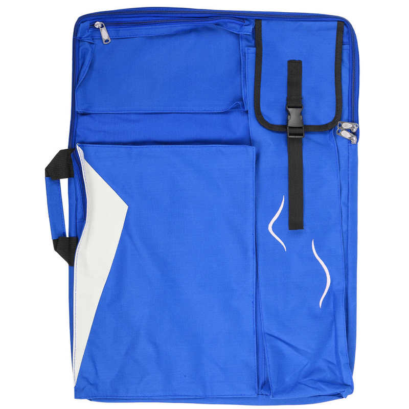 Croquis peinture sac à dos peinture sac à dos croquis planche à dessin 4k multifonctionnel Art sac étanche sac à dos: Bleu