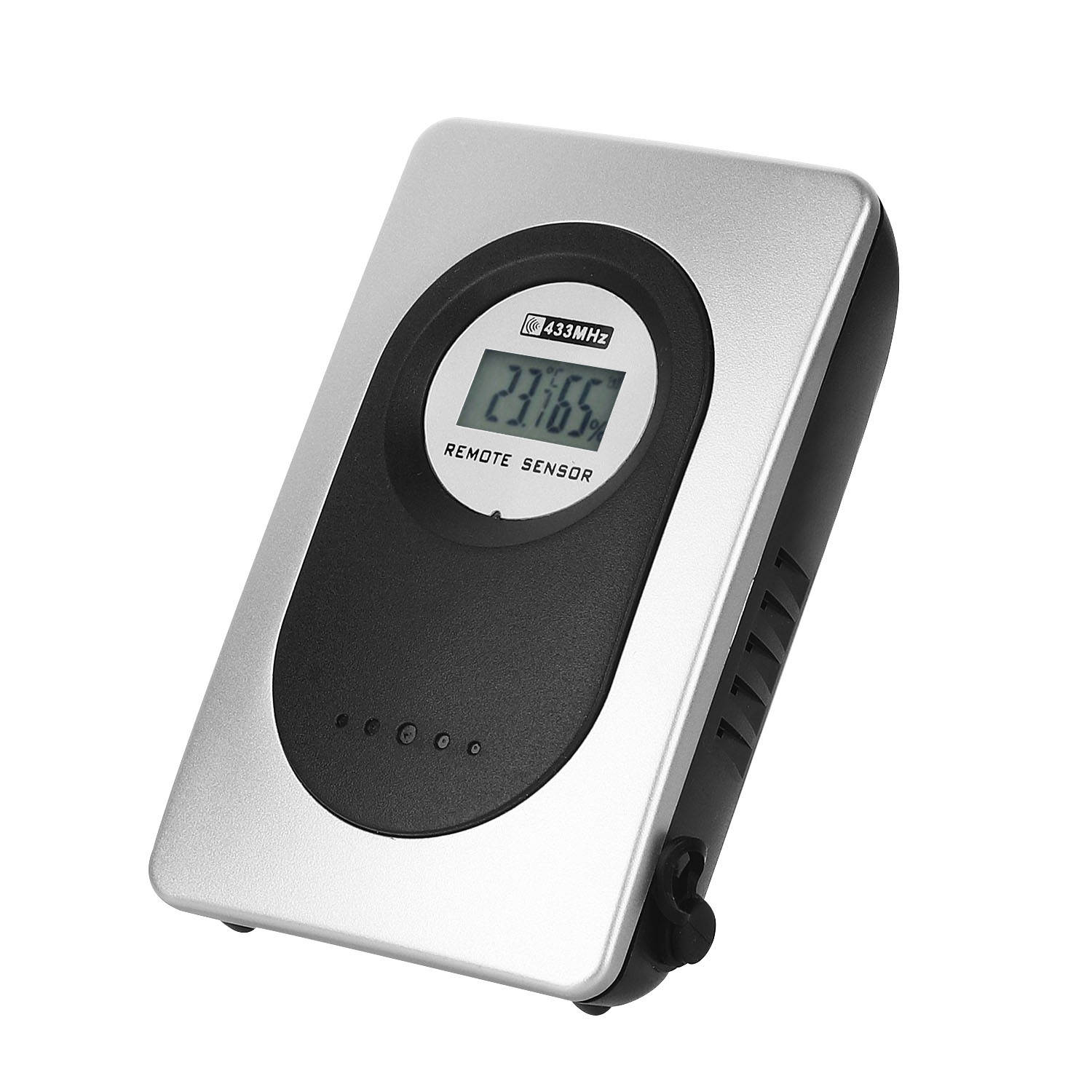 Reloj meteorológico inalámbrico 2 en 1 termómetro higrómetro casero para jardín LCD Digital Interior Exterior estación meteorológica reloj: Default Title