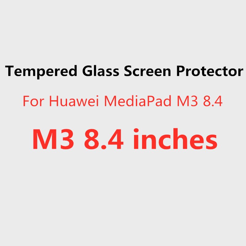 強化ガラススクリーンプロテクター huawei 社 mediapad M6 M5 M3 8.4 インチタブレット保護フィルム M5 M3 lite C5 8 インチ: For M3 8.4