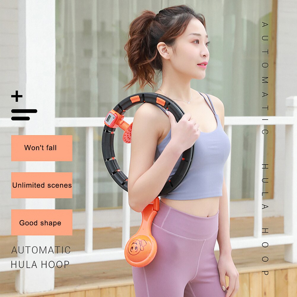 Clever LED Bunte Sport Reifen Yoga Taille Trainer Band Abnehmbare Bauch Fitness Band für Bauch Muskel Trainer Kreis