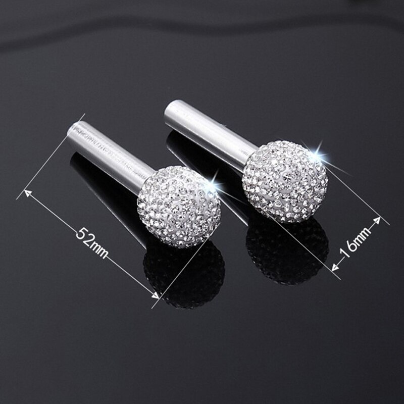 diament Bling blokada drzwi samochodu gałka pociągnij szpilki samochód ze stopu aluminium klamka bezpieczeństwa samochód zatrzask robić drzwi blokada na Szpilka akcesoria samochodowe