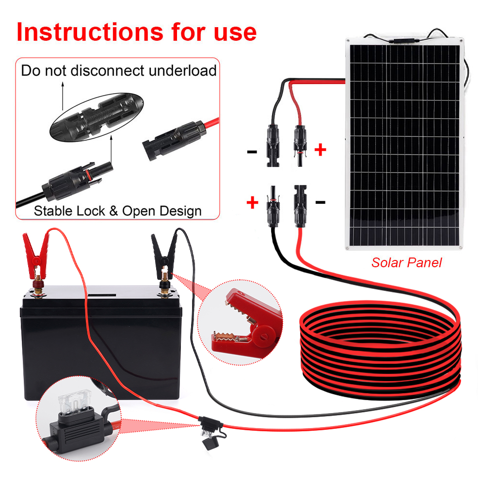 12AWG 150 cm Elektrische Zaun Kabel Stecker Mit Krokodil Clip Führt Kabel Wasserdichte Solar- Zaun Kabel Messung Teile