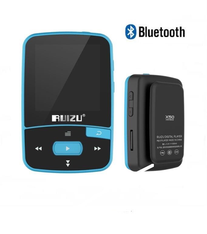 Ruizu X50 Sport mini clip mp3 player with fm tf card slot music player