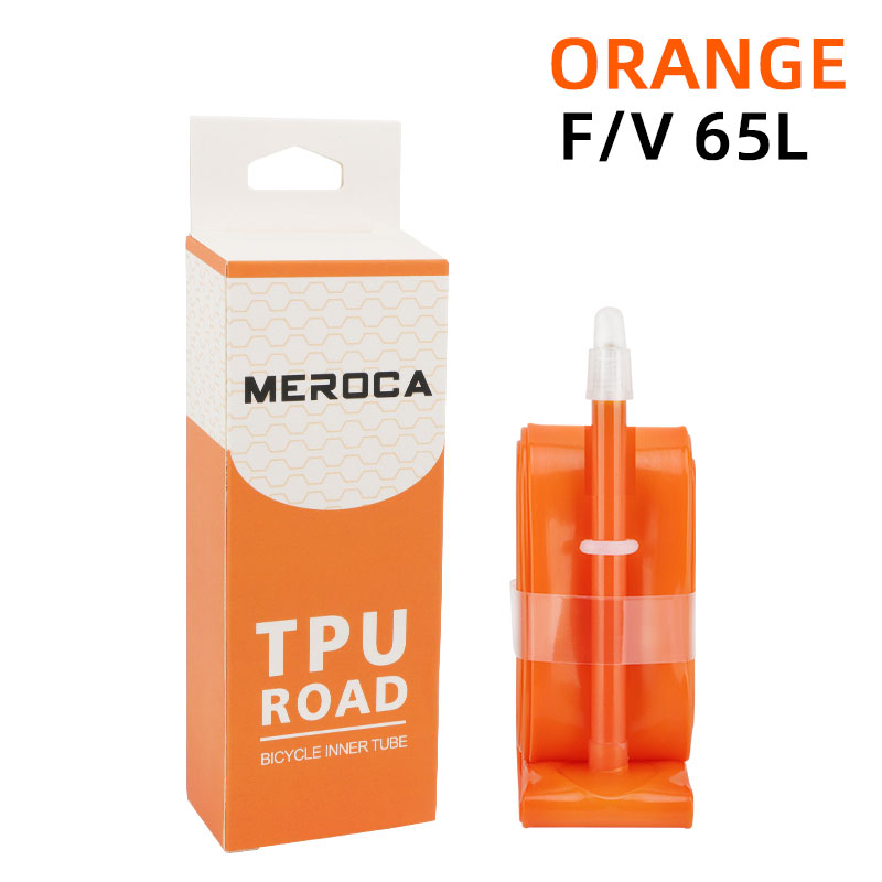 Meroca racercykel tpu-slang 700 x 23-32c fv 45l/65l/80l ultralätt racercykelslang: Guld-